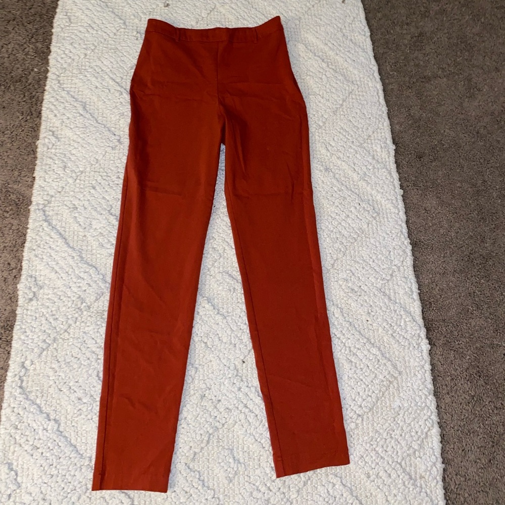Rust colored trousers